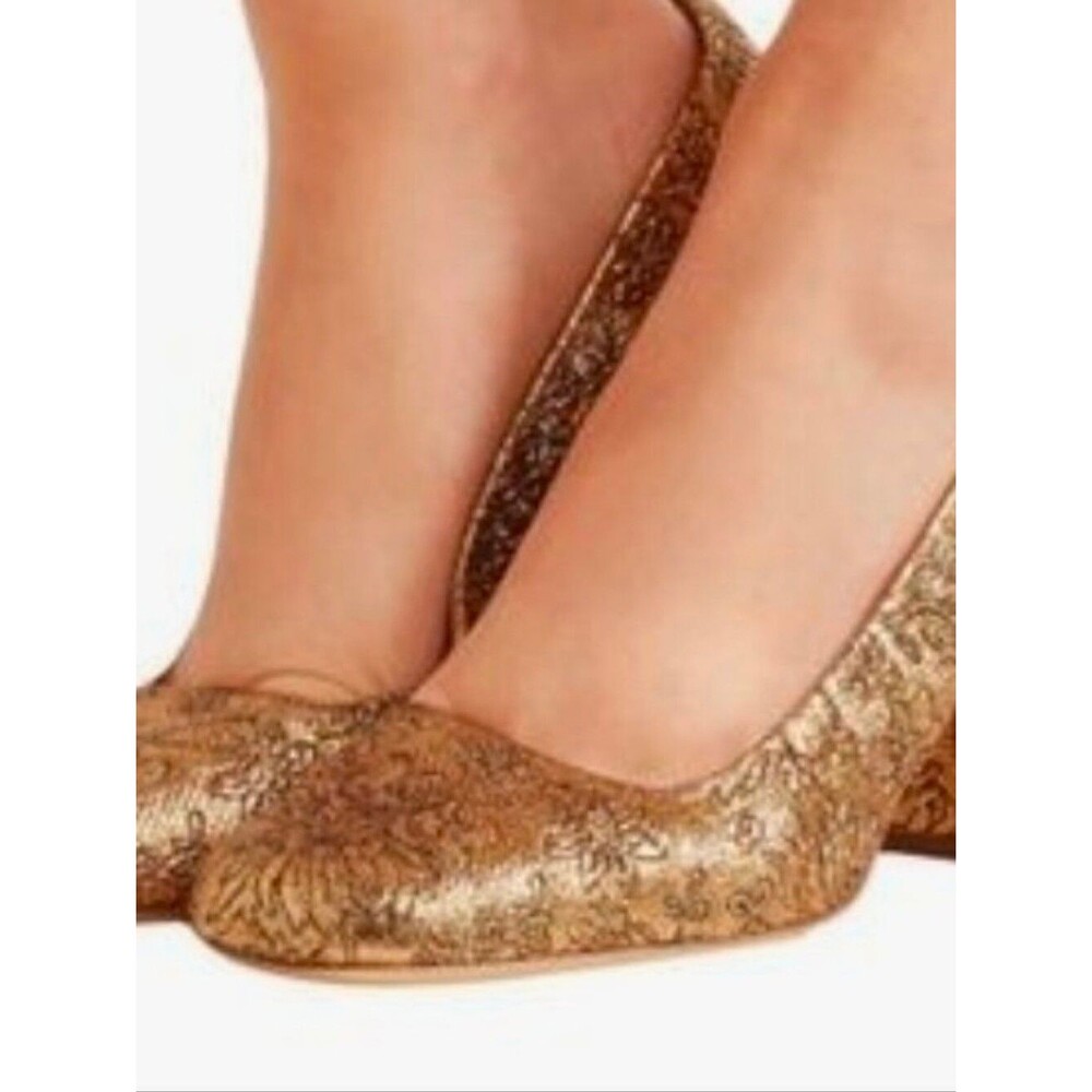Michael Kors Collection Gigi Runway Brocade Tapestry Pumps 6.5/37 Victorian Heel